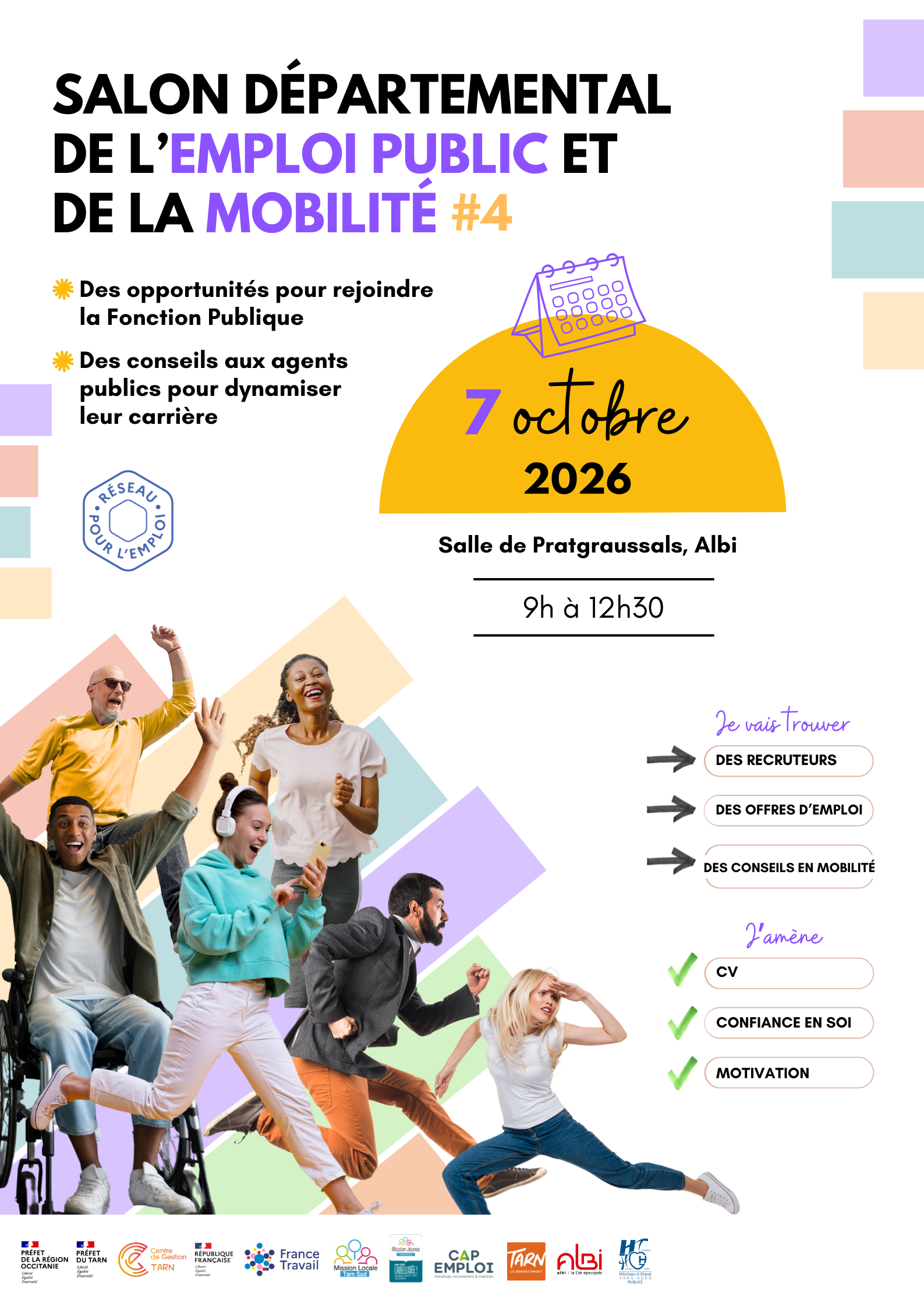 Affiche Salon emploi public 2026